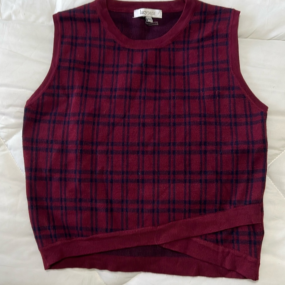 Lucy Paris Sweater Vest - size L